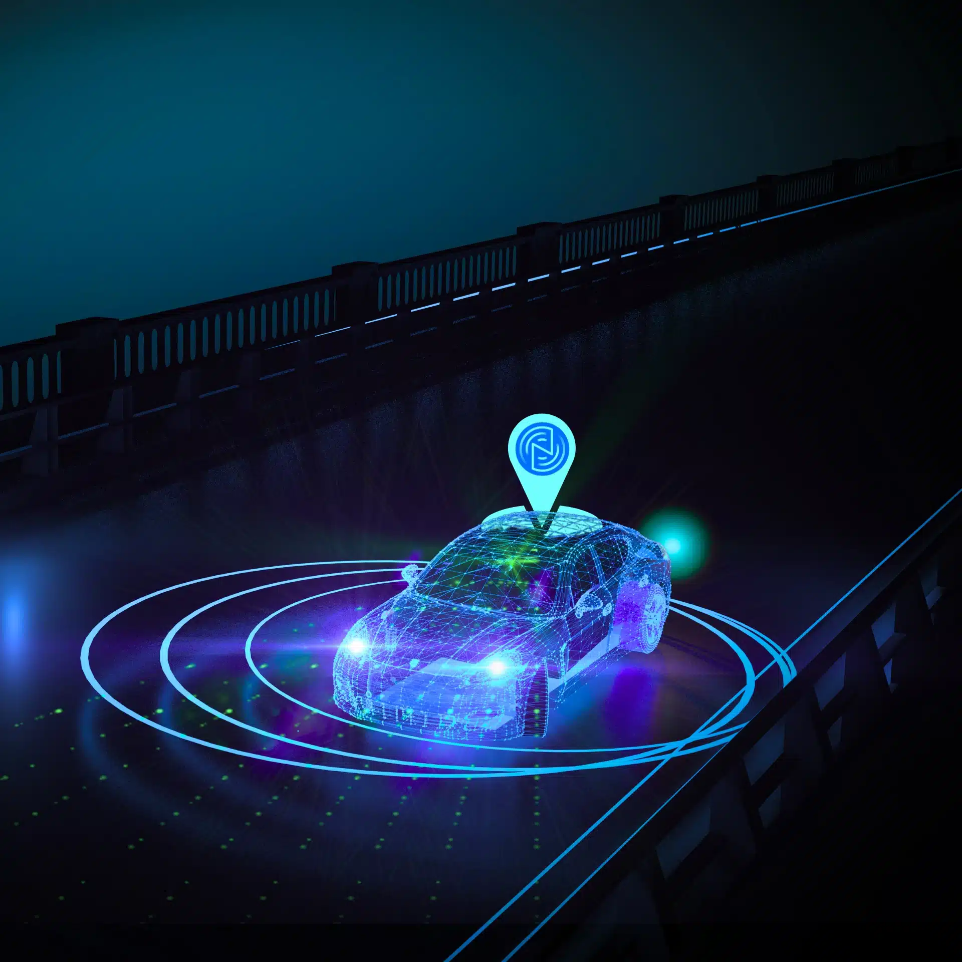 Digital visualisation of a vehicle's GPS signal and tracking data